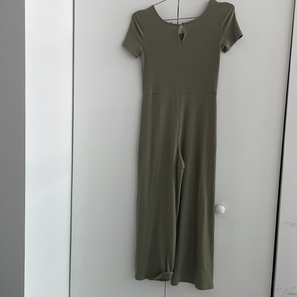 Green T-Shirt Jumpsuit - Picture 6 of 6